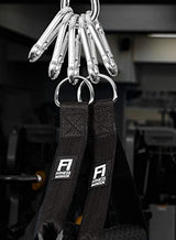 Carabiner Clip 5 Pack - Multipurpose Heavy Duty Snap Hooks - Small and Large Clips for Keys - Carribeaner Hook