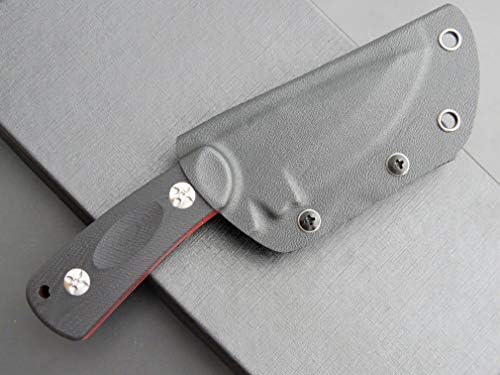 Eafengrow EF121 EDC Fixed Blade Knife D2 Blade Steel G10 Handle with Kydex Sheaths for Outdoor Activities Camping