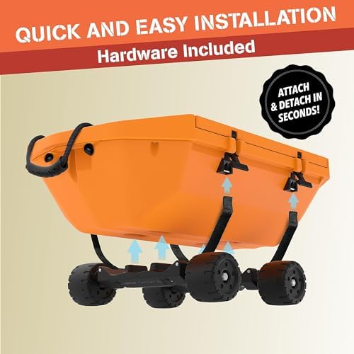 CUDDY Crawler Wheel Conversion Set - Cooler Wheel Kit for CUDDY Coolers