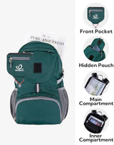 WATERFLY Small Lightweight Packable Backpack: 20l Ultra Light Foldable Travel Hiking Camping Daypack Day Pack for Man Woman