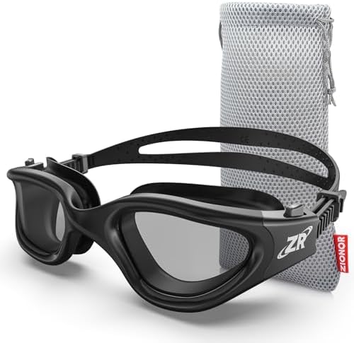 ZIONOR G1 Polarized Swimming Goggles for Unisex Adult Women Anti Fog 100% Anti UV Diving Goggles
