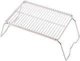 Campfire Grill 304 Stainless Steel Grate, Folding Camping Grill Heavy Duty with Carrying Bag, Large