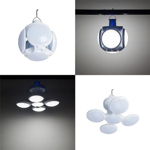 [1200 Lumens] Rechargeable Camping Lantern with Hook, IPX7 Waterproof LED Emergency Light - 1800mAh Battery, Solar/USB Charging, 5 Light Modes for Tent/Hiking/Hurricane