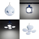 [1200 Lumens] Rechargeable Camping Lantern with Hook, IPX7 Waterproof LED Emergency Light - 1800mAh Battery, Solar/USB Charging, 5 Light Modes for Tent/Hiking/Hurricane