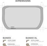 Eberlestock Bando Bag - Tactical Men's Fanny Pack w/Adjustable Waist Belt, Zippered Pockets, Compact Lightweight Belt Bag