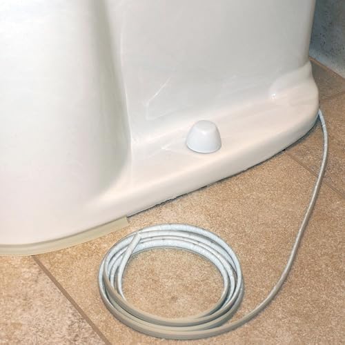 InstaTrim The Original Flexible Trim - 2-Pack of 10ft Ivory 1/2" Wide Caulk Tape - Adhesive Trim with Many Uses Including Caulking for Bathtubs, Sinks, Counters, Tile, Floors - Made in USA