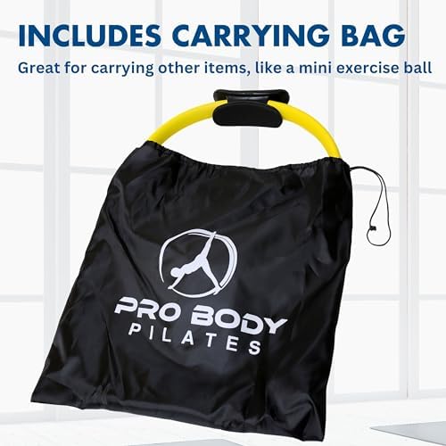 ProBody Pilates Fitness Ring – 14 Inch Pilates Ring for Focusing on Toning Inner Thighs, Arms, and Core