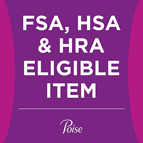Poise Incontinence Pads & Postpartum Incontinence Pads, 3 Drop Light Absorbency, Regular Length, 120 Count (4 Packs of 30), Packaging May Vary