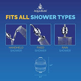 AquaBliss High Output Revitalizing Shower Filter - Reduces Dry Itchy Skin, Dandruff, Eczema, and Dramatically Improves The Condition of Your Skin, Hair and Nails - Chrome (SF100)