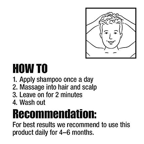 Alpecin C1 Caffeine Shampoo, 8.45 fl oz (Pack of 2) Men's Natural Hair Growth Shampoo for Thinning Hair with Niacin and Castor Oil