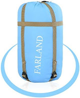 FARLAND Sleeping Bags 30℉ for Adults Teens Kids with Compression Sack Portable and Lightweight for 3-4 Season Camping, Hiking,Waterproof, Backpacking and Outdoors