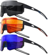 STORYCOAST Polarized Sports Sunglasses for Men Women,Driving Fishing Cycling Mountain Bike Sunglasses UV400 Protection