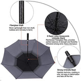 G4Free 47/54/62/68 Inch Automatic Open Golf Umbrella Oversize Extra Large Double Canopy Vented Windproof Waterproof Stick Umbrellas