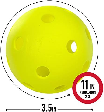 Franklin Sports Plastic Softballs - MLB - Includes 6 Balls for Batting Practice or Backyard Baseball Play - Replacement Balls – 90mm Official Baseball Size - Yellow