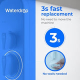 Waterdrop WD-G3-CF Filter, Replacement for WD-G3-W, WD-G3P600 and WD-G3P800-W Reverse Osmosis System, 6-Month Lifetime