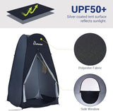 WolfWise 6.6FT Portable Pop Up Shower Privacy Tent Spacious Dressing Changing Room for Toilet Camping Biking Beach