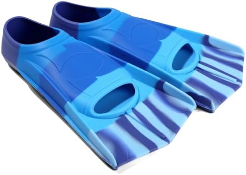 Kids Swim Fins,Short Kids Fins Youth Swimming Flippers for Lap Swimming Training for Children Girls Boys Beginners