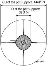 SOTO Windmaster Stove with 4Flex - Canister Stove for Windy Weather - Durable with Windscreen and Micro Regulator Valve System - Canister not Included