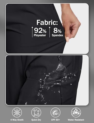 MAGCOMSEN Women's 5" Hiking Cargo Shorts UPF 50+ Quick Dry Lightweight Golf Athletic Casual Summer Shorts with Pockets