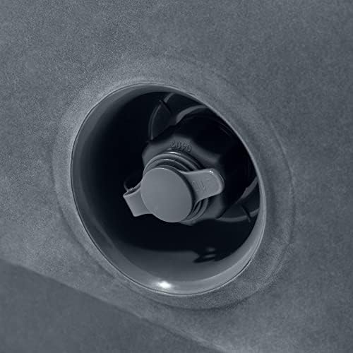 Intex Inflatable Pull-Out Sofa: Velvety Surface, 2-in-1 Valve, Cupholder, 46" x 88" x 26" - Blow-Up Couch and Folding Queen Size Air Mattress Bed