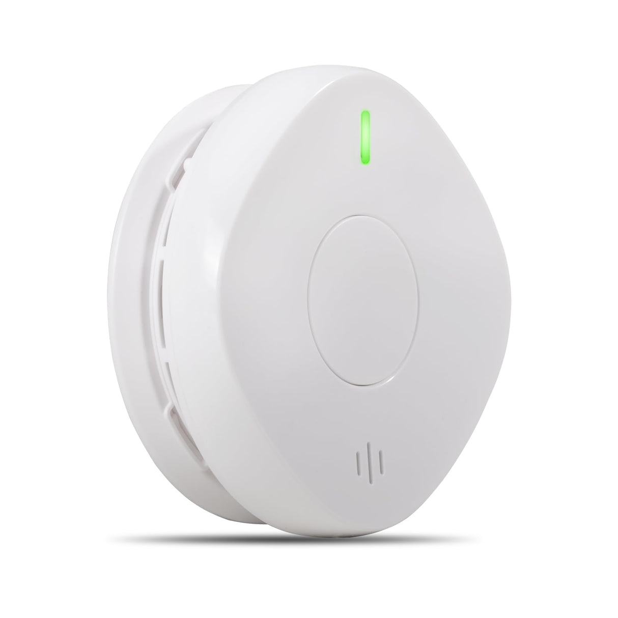 Smoke Detector Carbon Monoxide Detector Combo 10 Year Battery， 2 in 1 Smoke Detector, LED Warning Light Indicators, White, 1 Pack