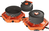 Propane 2 Burner Camping Stove with Carrying Bag, Portable Folding Gas Stove for Camping, Backpacking Camp Stove for Outdoor Cooking, With 17,000 BTU Adjustable Burners for BBQ, Tailgating