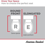 American Standard 5503B00B.020 Transitional Slow-Close Round Front Toilet Seat, White