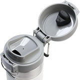 Stanley Quick Flip GO Water Bottle 24 oz | Push Button Lid | Leakproof and Packable for Travel and Sports | Insulated Stainless Steel | BPA-Free | Frost