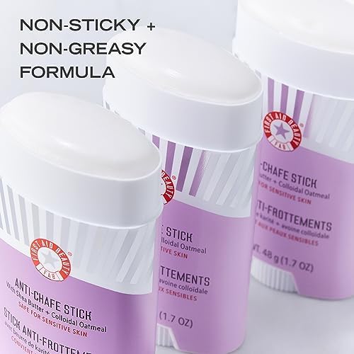 First Aid Beauty Anti Chafe Stick with Shea Butter + Colloidal Oatmeal – Chafe Guard Keeps Skin Comfortable for 10K Steps