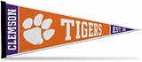 Rico Industries NCAA Exclusive 12" x 30" Felt Wall Décor Pennant - Great for Home/Bed Room/Man Cave Décor