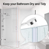 AmazerBath 5 PCS Shower Door Side Seal Strip -15.75 Inches x 5, 5 Sections Segmented Shower Installation Kit, Frameless Glass Door Seal Strip - Suitable for 1/2 Inch Glass