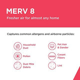 Frigidaire PureAir® 20x20x1 MERV 8 Allergen Electrostatic Pleated Air Conditioner HVAC AC Furnace Filters - 6 Pack (exact dimensions 19.81 X 19.81 X 0.81)