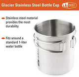 GSI Outdoors Glacier Stainless Steel Bottle Cup I Lightweight Cup or Pot for Travel, Camping and Backpacking - 24 oz
