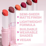 wet n wild Soft Blur Matte Lipstick, Velvety Semi-Sheer Buildable & Blendable Non-Drying Formula, Comfortable Wear, Vegan & Cruelty-Free - I'm Shy