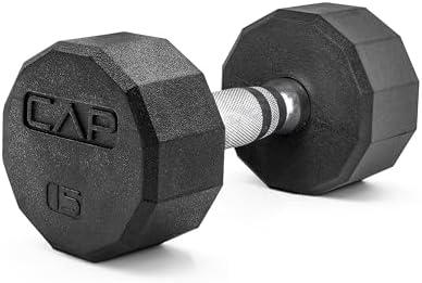 CAP Barbell Coated Hex Dumbbell Weight | Multiple Options
