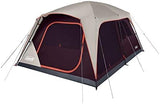 Coleman Skylodge Camping Tent, 8/10/12 Person Weatherproof Family Tent with Convertible Screen Room, Color-Coded Poles, Room Divider, Rainfly, and Storage Pockets, Fits Multiple Queen-Sized Airbeds