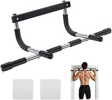 Ally Peaks Pull Up Bar for Doorway | Thickened Steel Max Limit 440 lbs Upper Body Fitness Workout Bar| Multi-Grip Strength for Doorway | Indoor Chin-Up Bar Fitness Trainer for Home Gym Portable