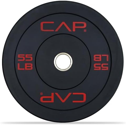 CAP Barbell Rubber Olympic Bumper Plate | Multiple Options/Colors