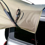 Kelty Highroads Overlanding Shelter - Universal Mount Car Camping Tent with Large Zippered Entry, Aluminum Frame, Adjustable Walls and Windows, UV Protection, Rainproof, Stuff Duffel Included, 2024