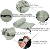 Rainleaf Microfiber Towel Perfect Travel & Gym & Camping Towel. Quick Dry - Super Absorbent - Ultra Compact - Lightweight. Suitable for Trip, Beach, Shower, Backpacking, Pool