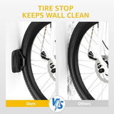 MONTEK Swivel Bike Wall Mount, Bike Hangers for Garage, Wall Mount Bike Rack, Space Saving Wall Bike Rack, Vertical Bike Rack Holds up to 66lbs,2 Pack