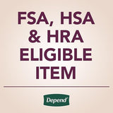 Depend Silhouette Adult Incontinence & Postpartum Bladder Leak Underwear for Women, Maximum Absorbency, Extra Large, Pink, 18 Count, Packaging May Vary