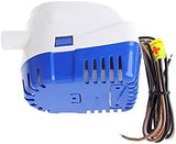 Submersible Boat Bilge Water Pump 12v 1100gph Automatic Marine Bilge Pump for Ponds, Pools, Spas Silent, Boat Caravan RV Submersible