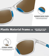 MEETSUN Polarized Sports Sunglasses for Women Men Driving Running Cycling Fishing Sun Glasses UV400 Protection