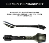 Gerber Gear ComplEAT Camping Utensils Set for Outdoor Cooking, Camping Cutlery with Fork, Spoon, Tongs, Spatula and Multi-Functional Tool, Flat Sage