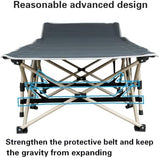 Yaheetech Folding Camping Cot, Portable Military Canvas Sleeping Bed, Outdoor Comfortable Lightweight Bed with Carry Bag for Hiking, Backpack Travel, Home & Office