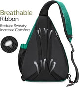 OutdoorMaster Sling Bag, Hiking Daypack, Crossbody Shoulder Chest Urban Outdoor Travel Backpack for Women & Men