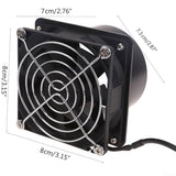 Oniissy Kitchen Exhaust Fan Ventilation Fan,Smoke Absorber Fume Extractor Fan Pipe Duct Exhuast Fan USB Adjustable Speed,for Home Bathroom Garage(Fan plus 6m pipe)