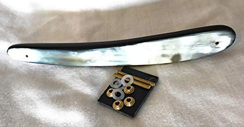 Unique Straight Razor Restoration Horn Scales Handles With Mounting Hardware