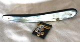 Unique Straight Razor Restoration Horn Scales Handles With Mounting Hardware